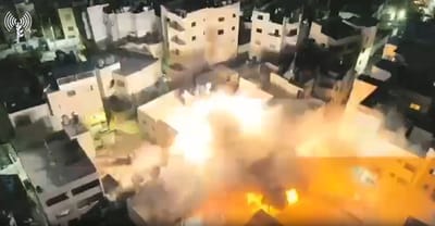 צה"ל הרס את בית המחבל מהפיגוע בעלי. צפו בתיעוד