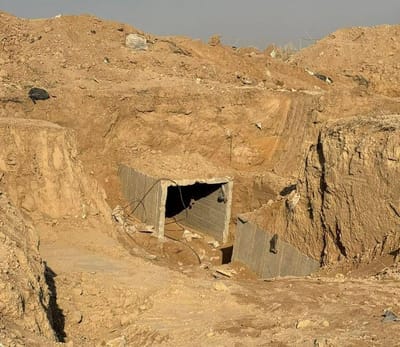 מטרו פילדלפי: מנהרות ענק נחשפו בקו הגבול עם מצרים