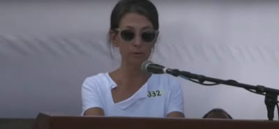 אימו של הרש (צילום מתוך השידור)
