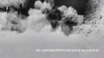 לאחר האזעקות בצפון: צה"ל תקף מבנים ומשגרים של חיזבאללה