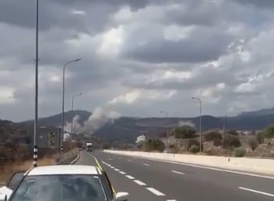 נפילה במחלף גולני: פצוע קל מרסיסים | צפו בתיעוד מהמקום