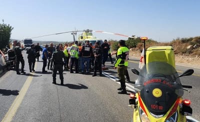 כבישים אדומים: שלושה פצועים קשה בתאונה סמוך לצומת לכיש