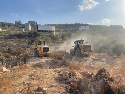 אתר פסולת פלסטיני נהרס: "הביא לפגיעה קשה באיכות החיים"