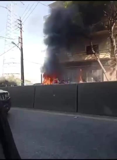 דיווחים בלבנון: רכב הותקף בעיר צידון