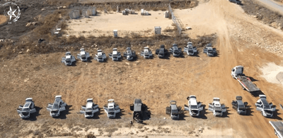 צפו: 100 רכבים שנגנבו על ידי פלסטינים הוחזרו לישראל