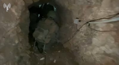 נשקים וחדרי שהייה: תיעוד ממנהרת טרור של חיזבאללה בדרום לבנון