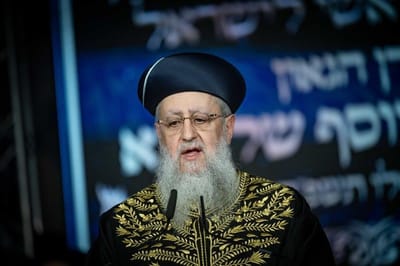 הרב הראשי לישראל: "הרבצ"ר צריך לקבל דרגת אלוף"