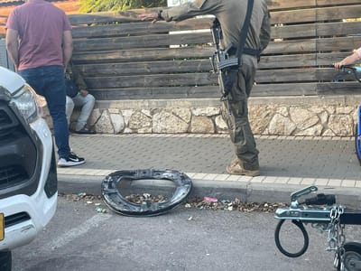 הירי מתימן: המשטרה טיפלה בזירת נפילה של יירוט בירושלים