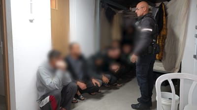 בסיוע יחידת הכלבנים: 25 שב"חים נעצרו ברמלה | צפו בתיעוד
