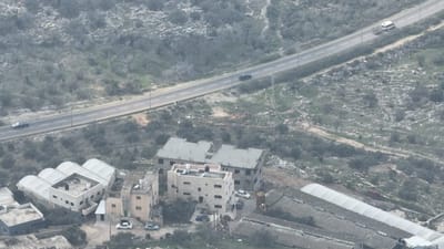 בשטח C: מבנה פלסטיני ענק נבנה על ציר מרכזי בשומרון
