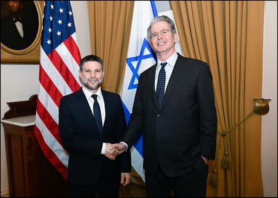 אחרי החרם של ממשל ביידן: סמוטריץ' נפגש עם מקבילו האמריקני