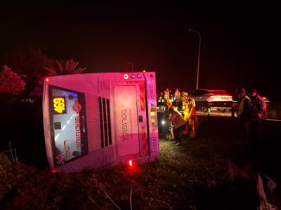 התאונה בכביש 40: קצין המשטרה הגיע לזירה – וגילה שבנו נהרג