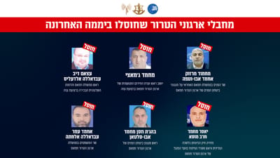 צה"ל ושב"כ חושפים: אלו בכירי החמאס שחוסלו ברצועה