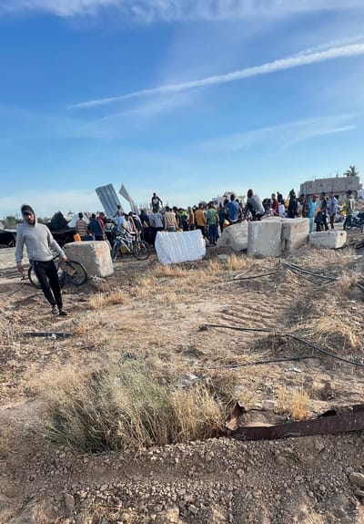 דיווח בעזה: מאגר סולר עצום נבזז על ידי אזרחים