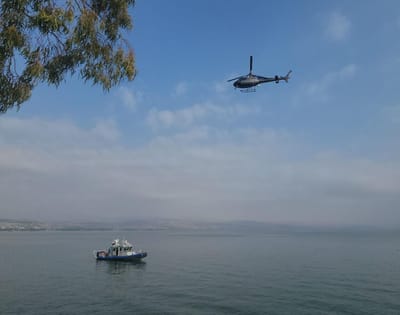 דרמה בצפון: חיפושים אחרי נעדר שנכנס למים ונעלם