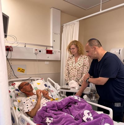 ראש העיר לפצועים מפגיעת הטיל בבת ים: "נחבק אתכם עד שתחלימו"