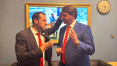 תיעוד מרגש: ראש המועצה בברכת כהנים לחבר הקונגרס | צפו