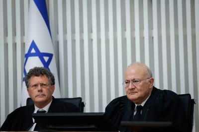 אלרון בטקס פרישתו: "מוטרד מאוד מהכרסום באמון בבתי המשפט"