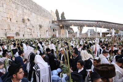 חוה"מ סוכות בכותל: אלו מועדי ברכת הכהנים והסדרי התנועה