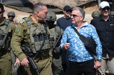 אחרי תחילת הפסקת האש: ויטקוף והרמטכ"ל סיירו ברצועת עזה