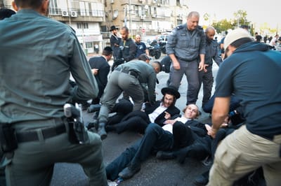 הפגנות בכביש 4 - אילוסטרציה