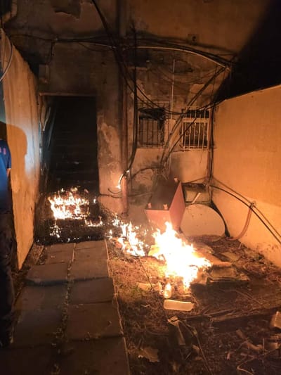 צוותי הכיבוי קבעו: השריפות בבאר שבע פרצו מהצתות מכוונות