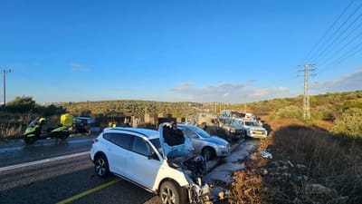 4 פצועים בתאונת דרכים בבנימין, בהם 2 במצב קשה