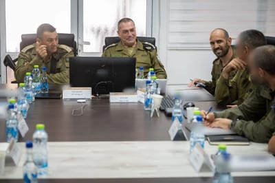 הרמטכ"ל בסיור שטח באוגדה 80 |