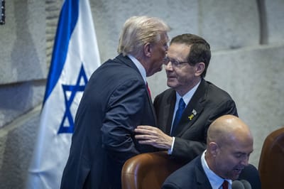 הרצוג וטראמפ. ארכיון