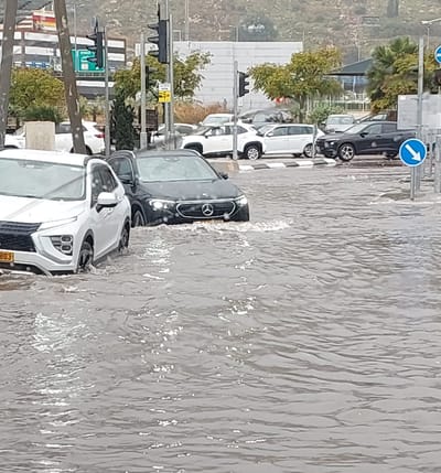 בעקבות מזג האוויר הסוער: חסימות נרחבות בבנימין הר חברון