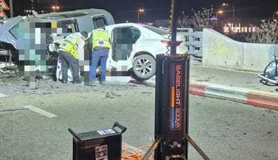 טרגדיה בצפון: שני צעירים נהרגו בתאונה במחלף אולגה
