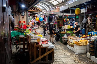 שוק עכו צילום: יונתן זינדל, פלאש 90