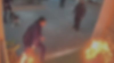 תיעוד הצתת השוטרים בקריות