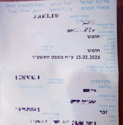 תעודת הזהות