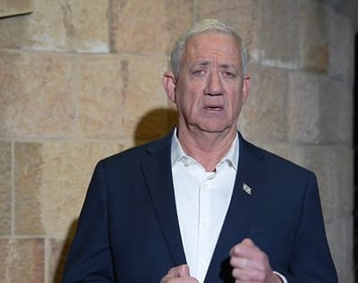 גנץ בסיום הפגישה עם נתניהו