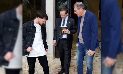 בר קופרשטיין עם הנשיא