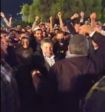 סמוטריץ רוקד בחברון