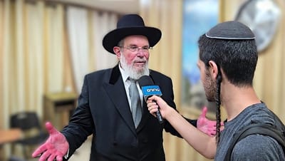 הרב הראשי לישראל ראיון
