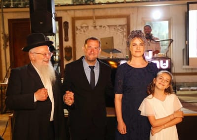 יוסי דגן בבת המצווה של בתו