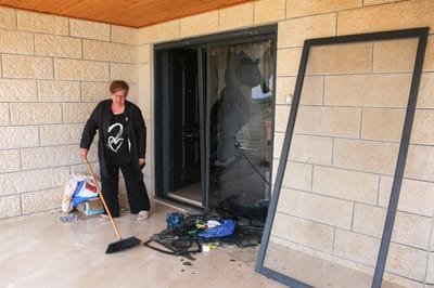 הנזק מההתפרעות בדיר דבואן