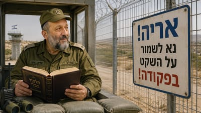 דרעי שומר על השקט בכוח התורה