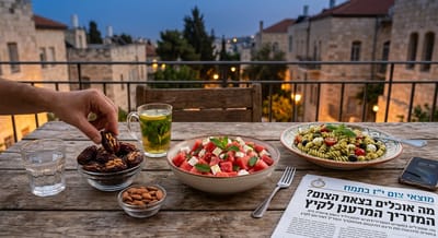 מאכלים בצאת צום י"ז בתמוז