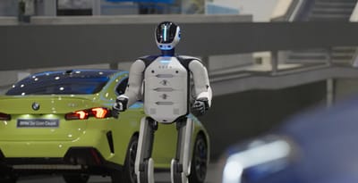הרובוט AEON משולב במפעל BMW בלייפציג