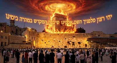 שיבנה בית המקדש במהרה בימינו 