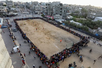 מגרש כדורגל בעזה