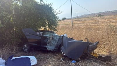 זירת התאונה