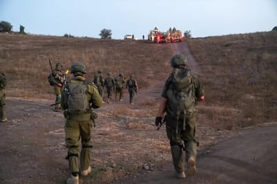 לוחמים מעבר לגבול הסורי
