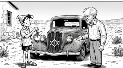 עסקת מכירת הרכב הראשונה בישראל 