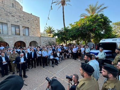 הלוויתו של יהודה כץ הי"ד