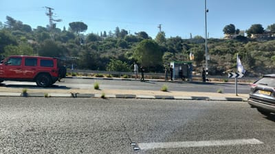 זירת ניסיון הפיגוע